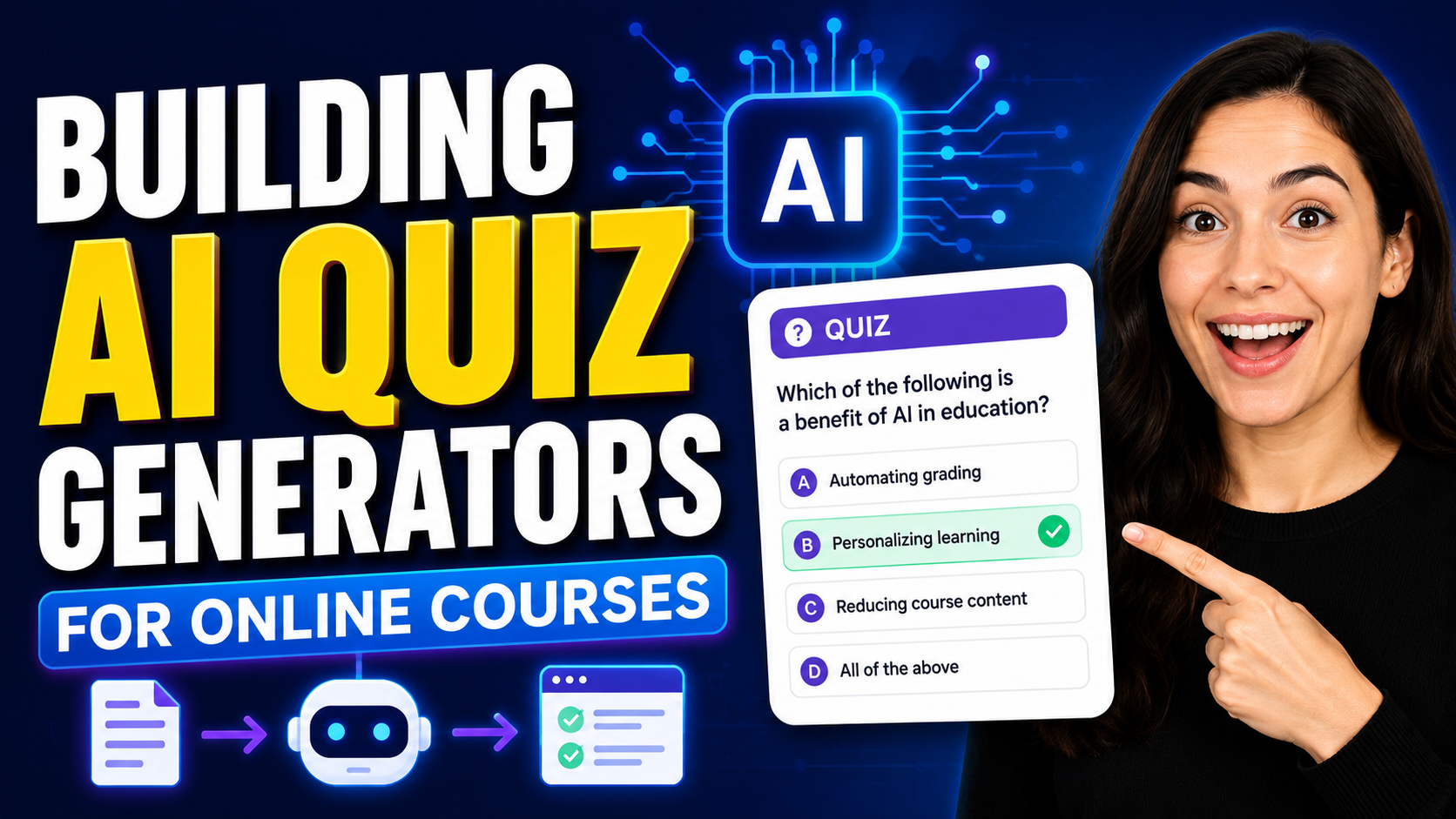 Building AI Quiz Generators for Online Courses